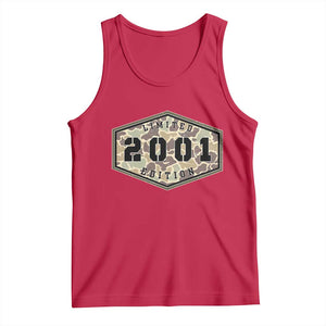 25th Birthday Hunting Tank Top 2001 Limited Edition Vintage Camouflage Gifts For Turning 25