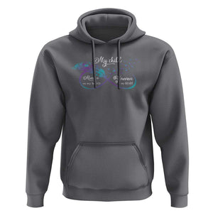 Suicide Prevention Awareness Hoodie My Child Always On My Mind Forever In My Heart Feathers Infinity TS11 Charcoal Print Your Wear