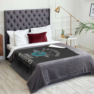 Lagertha's Shield Maidens Throw Blanket The Future Is Open Trust In The Gods Viking Warrior TS11 Print Your Wear