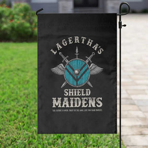 Lagertha's Shield Maidens Garden Flag The Future Is Open Trust In The Gods Viking Warrior TS11 Print Your Wear