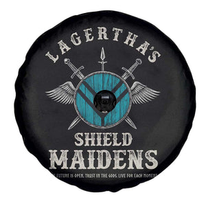 Lagertha's Shield Maidens Spare Tire Cover The Future Is Open Trust In The Gods Viking Warrior TS11 Print Your Wear