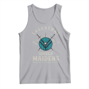 Lagertha's Shield Maidens Tank Top The Future Is Open Trust In The Gods Viking Warrior TS11 Athletic Heather Print Your Wear