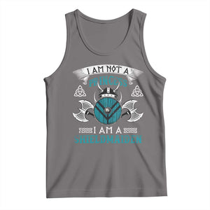 Funny I Am Not A Princess I Am A Shieldmaiden Tank Top Viking Pride TS11 Deep Heather Print Your Wear