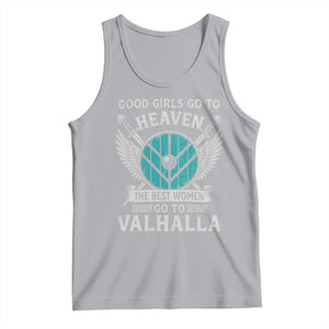 Shieldmaiden Viking Pride Tank Top Good Girls Go To Heaven The Best Women Go To Valhalla TS11 Athletic Heather Print Your Wear