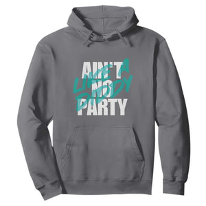 Ain't No Party Like A Diddy Party Hoodie Brushed Text TS11 Charcoal Print Your Wear