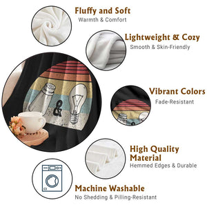 Retro Salt And Light Be Ye Salt Christian Throw Blanket TS11 Print Your Wear