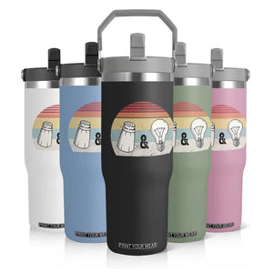 Retro Salt And Light Be Ye Salt Christian Flip Straw Tumbler TS11 Print Your Wear