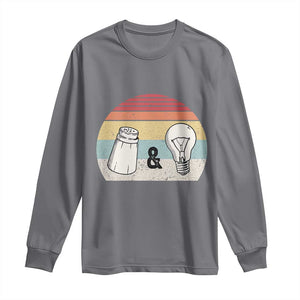Retro Salt And Light Be Ye Salt Christian Long Sleeve Shirt TS11 Charcoal Print Your Wear