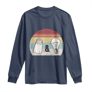 Retro Salt And Light Be Ye Salt Christian Long Sleeve Shirt TS11 Navy Print Your Wear