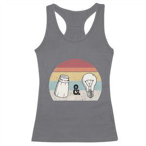 Retro Salt And Light Be Ye Salt Christian Racerback Tank Top TS11 Charcoal Print Your Wear