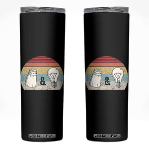 Retro Salt And Light Be Ye Salt Christian Skinny Tumbler TS11 Black Print Your Wear