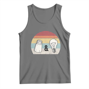 Retro Salt And Light Be Ye Salt Christian Tank Top TS11 Black Heather Print Your Wear