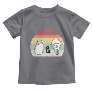 Retro Salt And Light Be Ye Salt Christian Toddler T Shirt TS11 Charcoal Print Your Wear