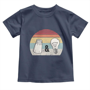 Retro Salt And Light Be Ye Salt Christian Toddler T Shirt TS11 Navy Print Your Wear
