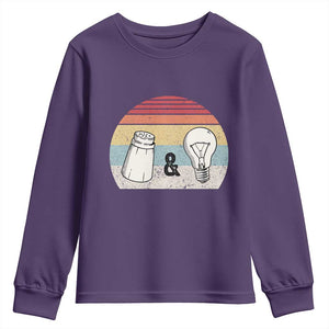 Retro Salt And Light Be Ye Salt Christian Youth Sweatshirt TS11 Purple Print Your Wear