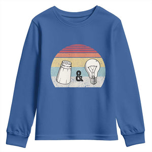 Retro Salt And Light Be Ye Salt Christian Youth Sweatshirt TS11 Royal Blue Print Your Wear