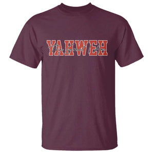 Yahweh The Great I Am T Shirt Christian Religious Faith TS11 Maroon Print Your Wear