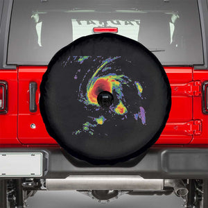 Hurricane Gabrielle 2025 Spare Tire Cover Meteorologist Weather Radar Storm Chasing TS11 Black Print Your Wear