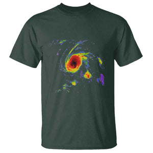 Hurricane Gabrielle 2025 T Shirt Meteorologist Weather Radar Storm Chasing TS11 Dark Forest Green Print Your Wear