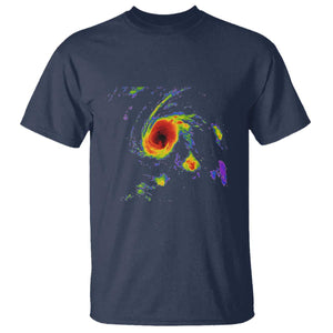 Hurricane Gabrielle 2025 T Shirt Meteorologist Weather Radar Storm Chasing TS11 Navy Print Your Wear