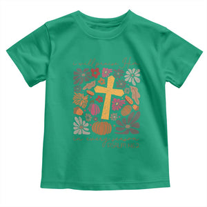 Thanksgiving Christ Baby Shirt I Will Praise Him In Every Season Psalm 146:2 Fall Season TS11 Irish Green Print Your Wear