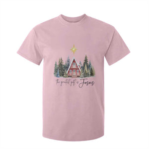 Christian Christmas T Shirt For Kid The Greatest Gift Is Jesus Star Of Bethlehem TS11 Light Pink Print Your Wear