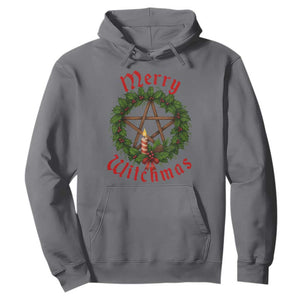 Nordic Christmas Hoodie Merry Witchmas Pagan Yule Xmas Wreath TS11 Charcoal Print Your Wear