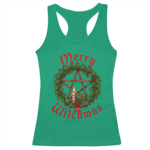Nordic Christmas Racerback Tank Top Merry Witchmas Pagan Yule Xmas Wreath TS11 Irish Green Print Your Wear