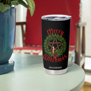 Nordic Christmas Tumbler Cup Merry Witchmas Pagan Yule Xmas Wreath TS11 Print Your Wear