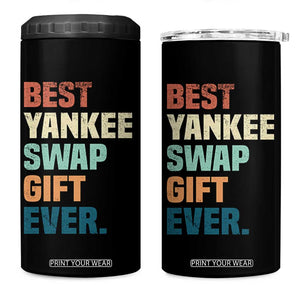 Funny Best Yankee Swap Gift Ever 4 in 1 Can Cooler Tumbler Christmas Gift Exchange Game TS11 One Size: 16 oz Black Print Your Wear