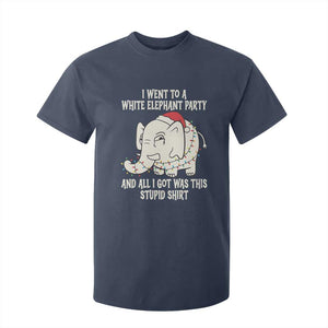 Funny I Went To A White Elephant Party And All I Got Was This Stupid T Shirt For Kid TS11 Navy Print Your Wear