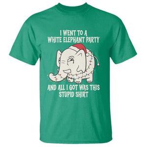 Funny I Went To A White Elephant Party And All I Got Was This Stupid T Shirt TS11 Irish Green Print Your Wear
