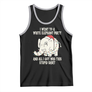 Funny I Went To A White Elephant Party And All I Got Was This Stupid Tank Top TS11 Black Athletic Heather Print Your Wear