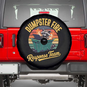 Funny Dumpster Fire Response Team Spare Tire Cover Work Humor TS11 Black Print Your Wear