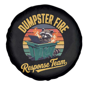 Funny Dumpster Fire Response Team Spare Tire Cover Work Humor TS11 Print Your Wear