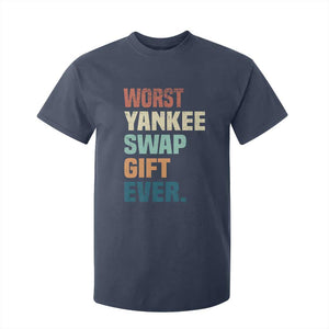Funny Worst Yankee Swap Gift Ever T Shirt For Kid Christmas Gift Exchange Game TS11 Navy Print Your Wear