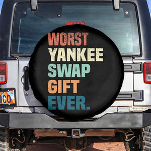Funny Worst Yankee Swap Gift Ever Spare Tire Cover Christmas Gift Exchange Game TS11 No hole Black Print Your Wear