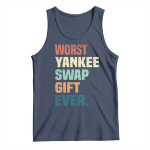 Funny Worst Yankee Swap Gift Ever Tank Top Christmas Gift Exchange Game TS11 Navy Print Your Wear