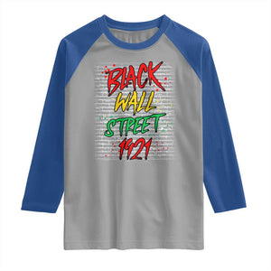 Black Wall Street 1921 Raglan Shirt Tulsa Oklahoma Black History Month TS11 Sport Gray Royal Print Your Wear