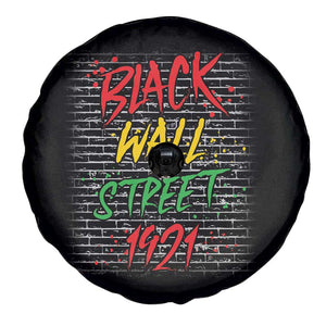 Black Wall Street 1921 Spare Tire Cover Tulsa Oklahoma Black History Month TS11 Print Your Wear