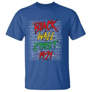 Black Wall Street 1921 T Shirt Tulsa Oklahoma Black History Month TS11 Royal Blue Print Your Wear