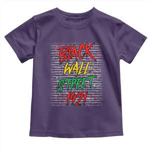 Black Wall Street 1921 Toddler T Shirt Tulsa Oklahoma Black History Month TS11 Purple Print Your Wear