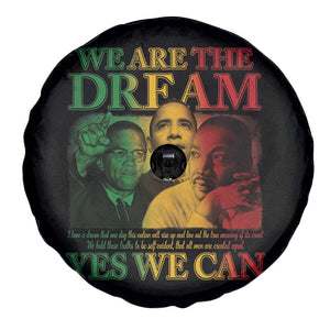 We Are The Dream Yes We Can Black History Month Spare Tire Cover Obama Martin Malcolm X TS11 Print Your Wear