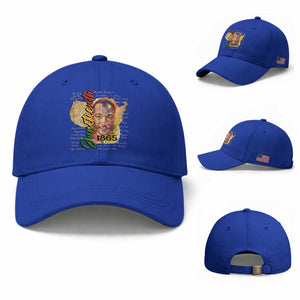 Juneteenth 1865 Baseball Cap Black Leaders African American Heritage