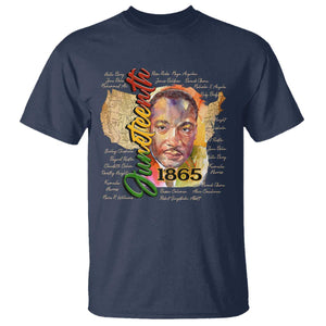 Juneteenth 1865 T Shirt Black Leaders African American Heritage TS11 Navy Print Your Wear