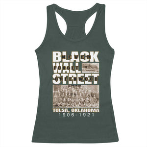 Never Forget Greenwood Black Wall Street Racerback Tank Top Black History Month TS11 Dark Forest Green Print Your Wear