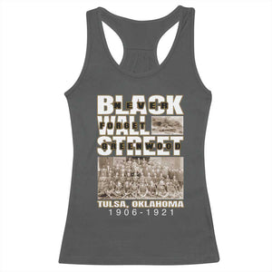 Never Forget Greenwood Black Wall Street Racerback Tank Top Black History Month TS11 Dark Heather Print Your Wear