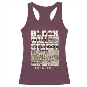Never Forget Greenwood Black Wall Street Racerback Tank Top Black History Month TS11 Maroon Print Your Wear