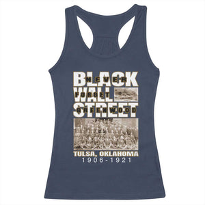 Never Forget Greenwood Black Wall Street Racerback Tank Top Black History Month TS11 Navy Print Your Wear