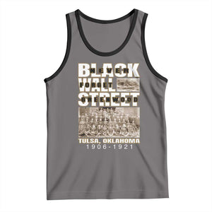 Never Forget Greenwood Black Wall Street Tank Top Black History Month TS11 Deep Heather Black Print Your Wear